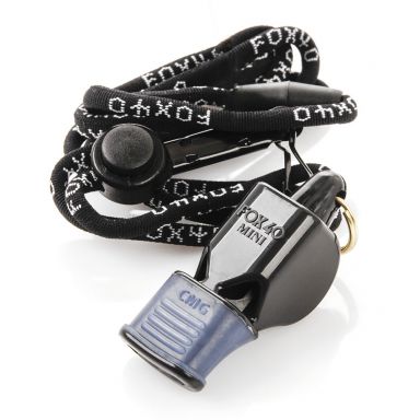 Mini Fox 40 Whistle w/ CMG & BW Lanyard