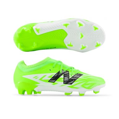 New Balance Furon Team V8 FG Junior (Wide) Soccer Cleats | Lime Light Pack